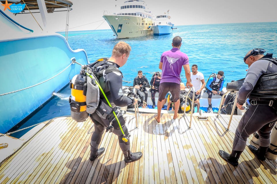 Two sites Scuba Diving in Hurghada Full Day Boat Trip