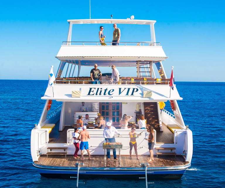 Elite vip snorkeling cruise with BBQ buffet lunch